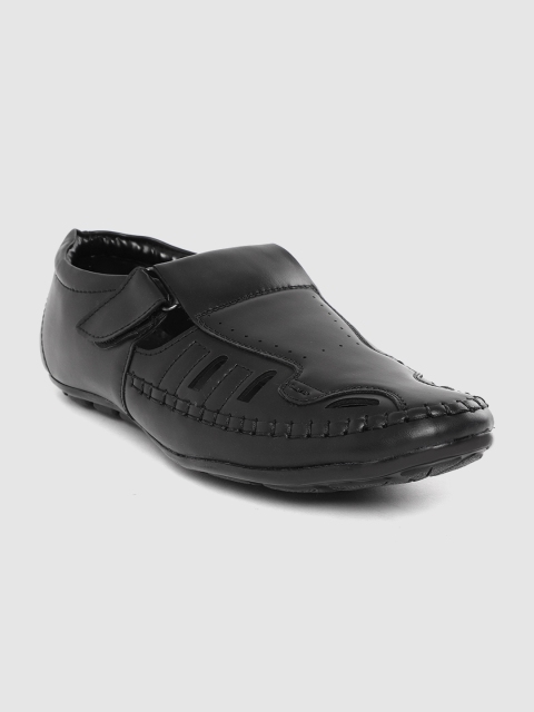 

Roadster Men Black Shoe-Style Sandals