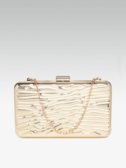 

20Dresses Gold-Toned Textured Box Clutch