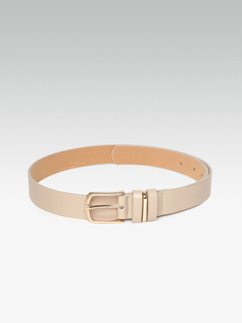 

20Dresses Women Beige Solid Belt
