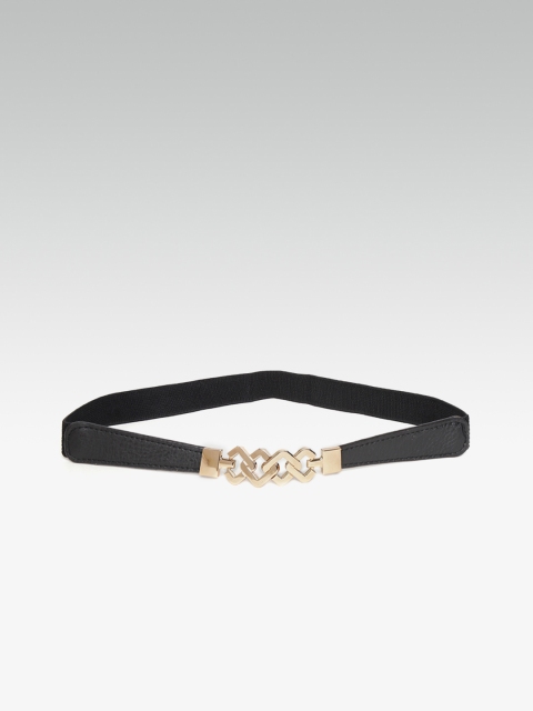 

20Dresses Women Black & Gold-Toned Solid Belt