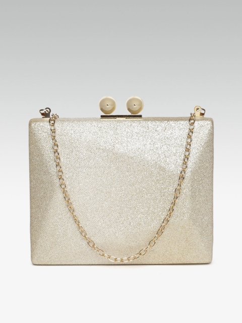 

20Dresses Gold-Toned Shimmer Box Clutch