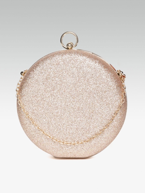 

20Dresses Rose Gold-Toned Shimmer Box Clutch
