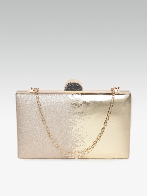 

20Dresses Gold-Toned Shimmer Box Clutch