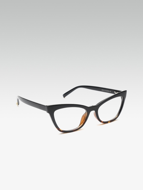 

20Dresses Women Black Solid Full Rim Cateye Frames SG0317