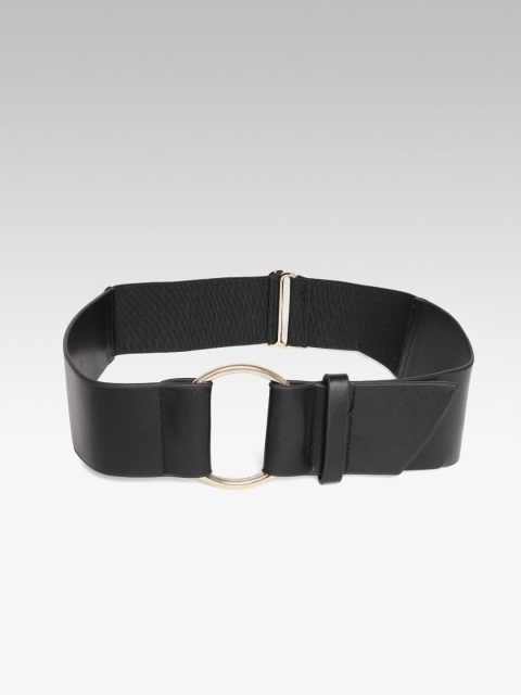 

20Dresses Women Black Solid Wide Belt