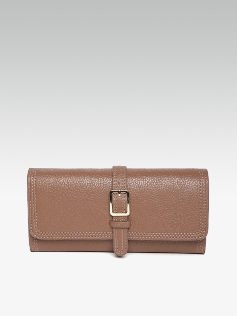

20Dresses Women Brown Solid Three Fold Wallet