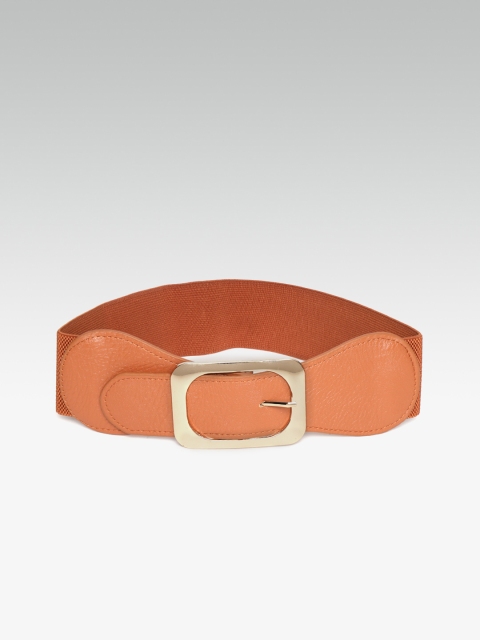

20Dresses Women Brown Solid Wide Belt