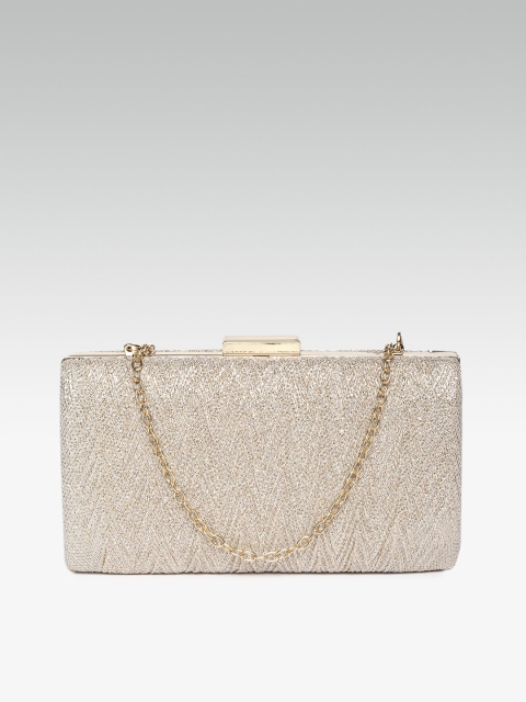 

20Dresses Gold-Toned Textured Box Clutch