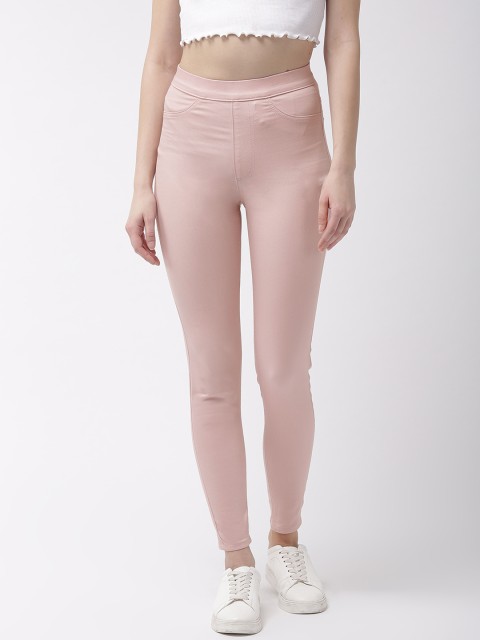

Marks & Spencer Women Pink Solid Jeggings