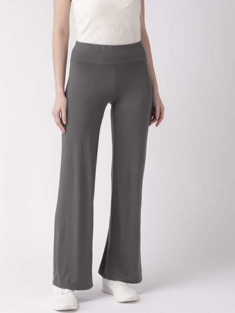 

Marks & Spencer Women Charcoal Grey Solid Track Pants