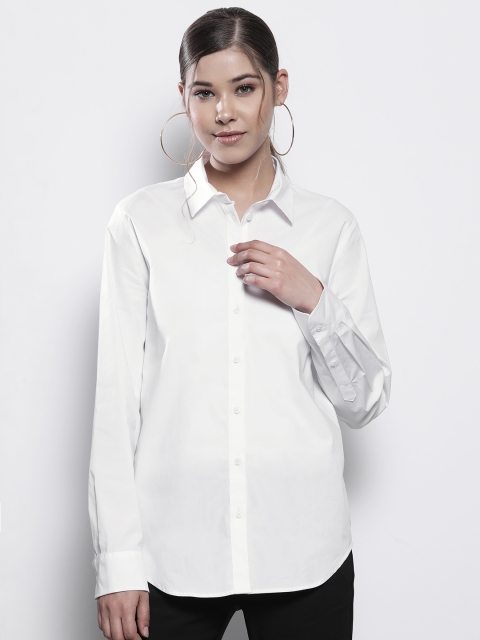 

Marks & Spencer Women White Knitted Regular Fit Solid Formal Shirt