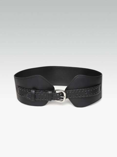 

20Dresses Women Black Solid Wide Belt