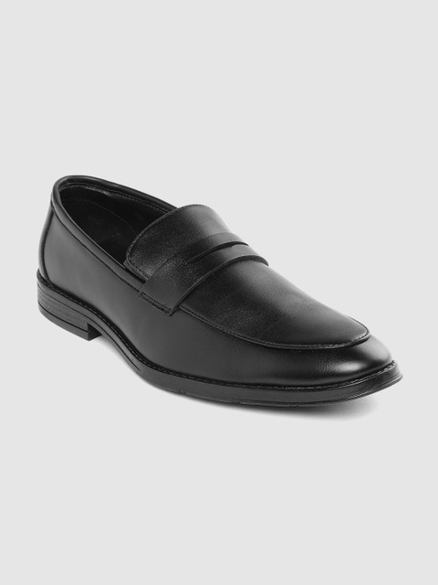 

INVICTUS Men Black Solid Formal Slip-Ons