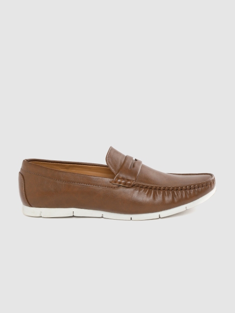 

Roadster Men Brown Solid Penny Loafers