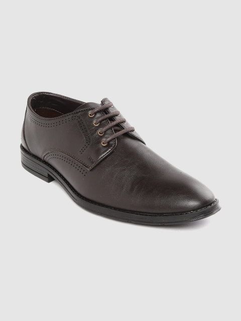 

INVICTUS Men Coffee Brown Solid Formal Derbys