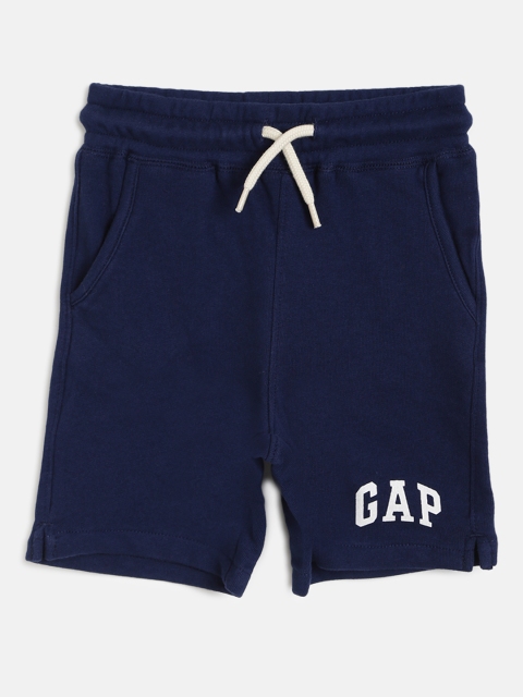 

GAP Boys Navy Logo Pull-On Shorts, Navy blue