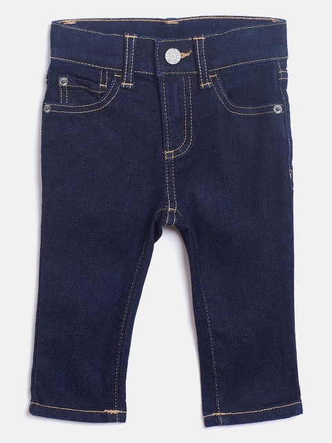 

GAP Boys Navy Blue Skinny Fit Mid-Rise Clean Look Stretchable Jeans