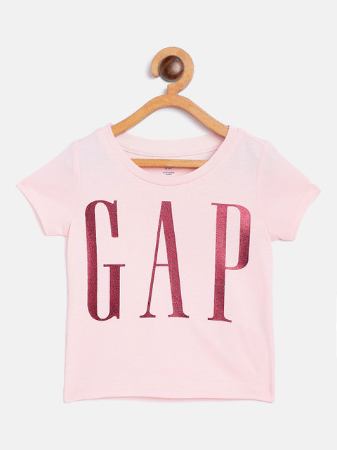 

GAP Girls Pink Printed T-shirt
