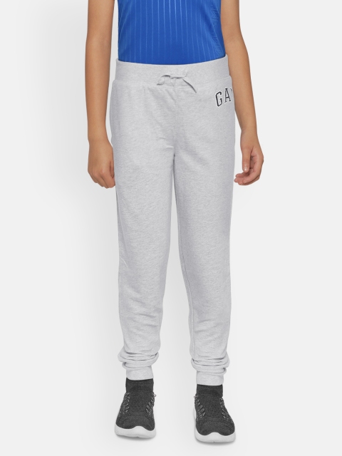 

GAP Boys Grey Melange Solid Joggers