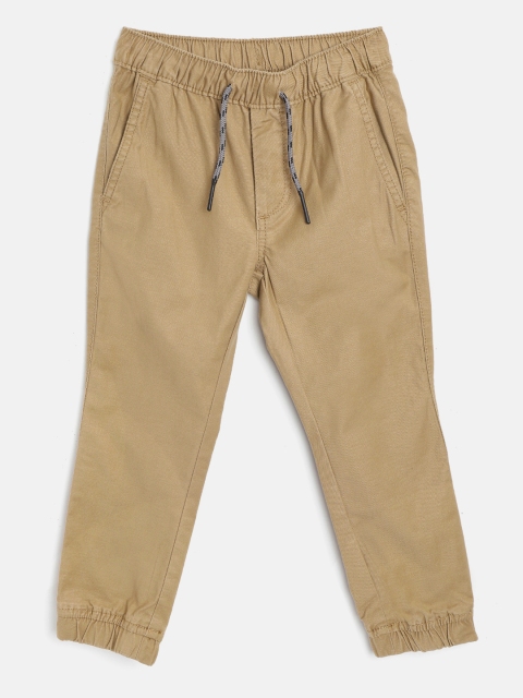

GAP Boys Beige Regular Fit Solid Joggers