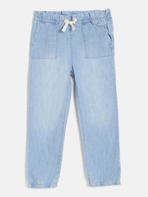 

GAP Boys Blue Regular Fit Faded Denim Joggers