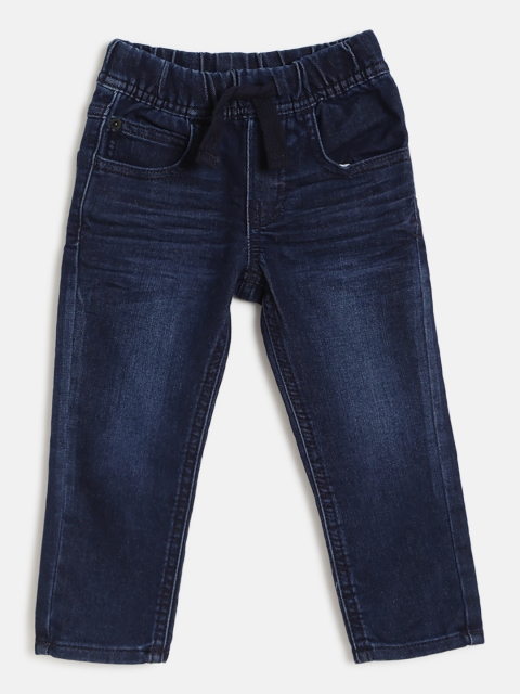 

GAP Boys Navy Blue Slim Fit Mid-Rise Clean Look Stretchable Jeans