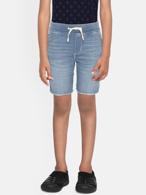 

GAP Boys Blue Washed Regular Fit Denim Shorts