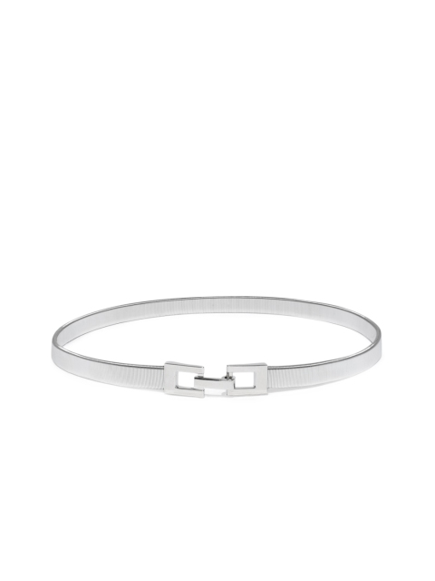 

Ayesha Women Silver-Toned Solid Belt