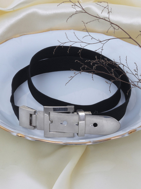 

Ayesha Women Black Solid Belt