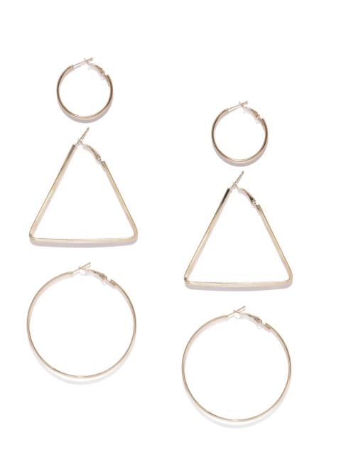 

Ayesha Set Of 6 Earrings, Gold