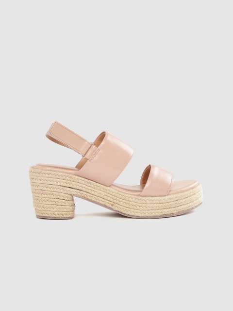 

Mast & Harbour Women Pink Solid Block Heels