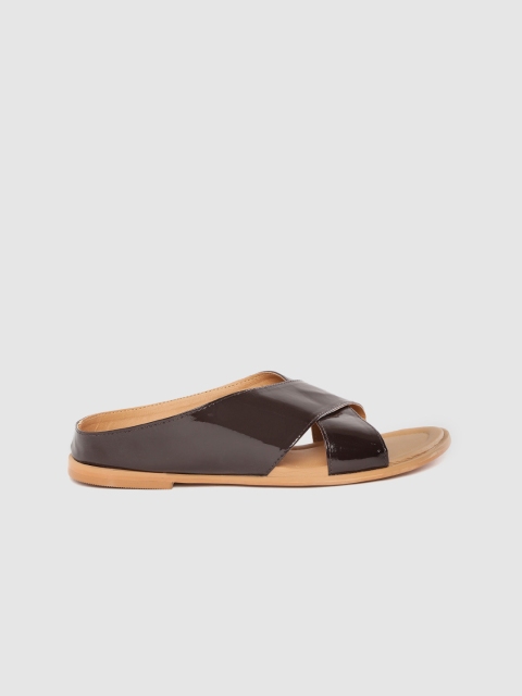 

Roadster Women Coffee Brown Solid Open Toe Flats