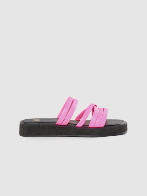 

Kook N Keech Women Pink Solid Flatform Heels