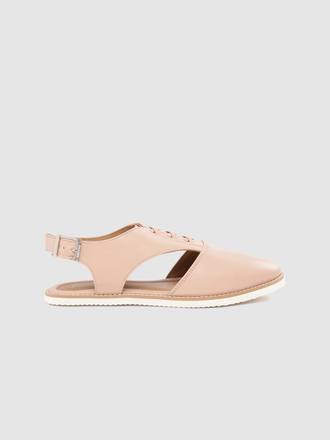 

Roadster Women Peach-Coloured Solid Casual Shoes with Cut Out Detail