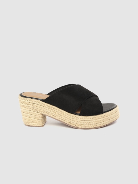 

Mast & Harbour Women Black Solid Platform Heels