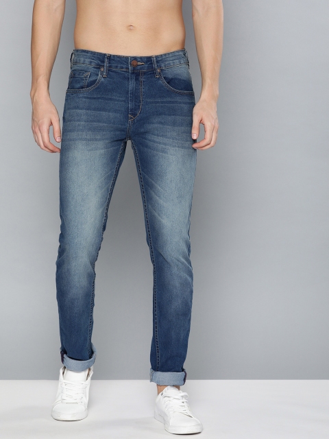 

HERE&NOW Men Blue Slim Fit Low-Rise Clean Look Stretchable Jeans