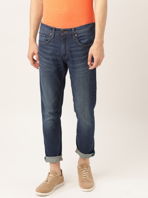 

United Colors of Benetton Men Blue Skinny Fit Mid-Rise Clean Look Stretchable Jeans