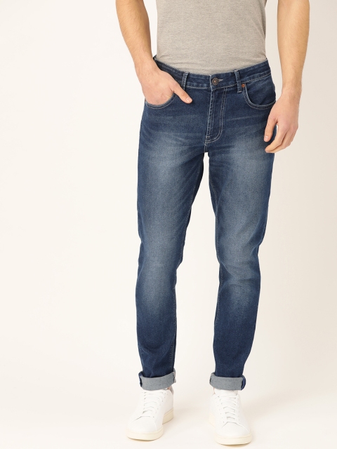

United Colors of Benetton Men Blue Skinny Fit Mid-Rise Clean Look Stretchable Jeans