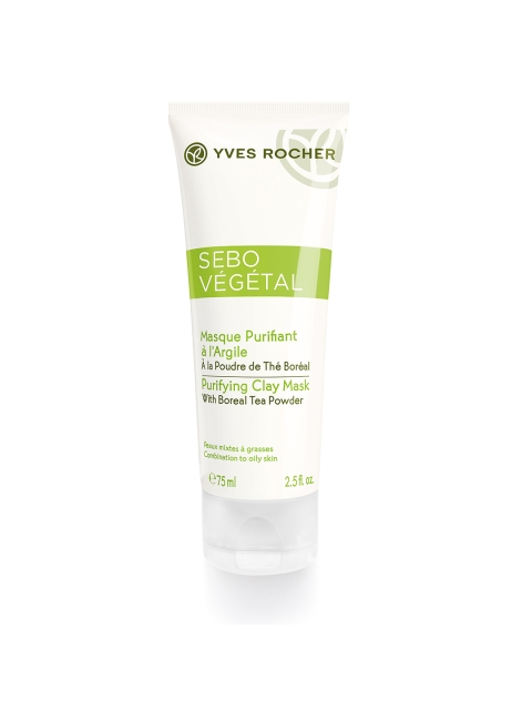

Yves Rocher Unisex Sebo Vegetal Purifying Sustainable Clay Mask, Green