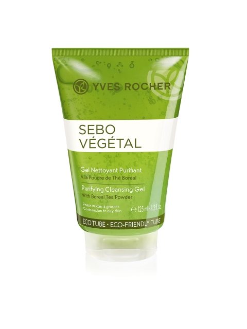 

Yves Rocher Unisex Sebo Vegetal Purifying Sustainable Cleansing Gel 125ml, Green