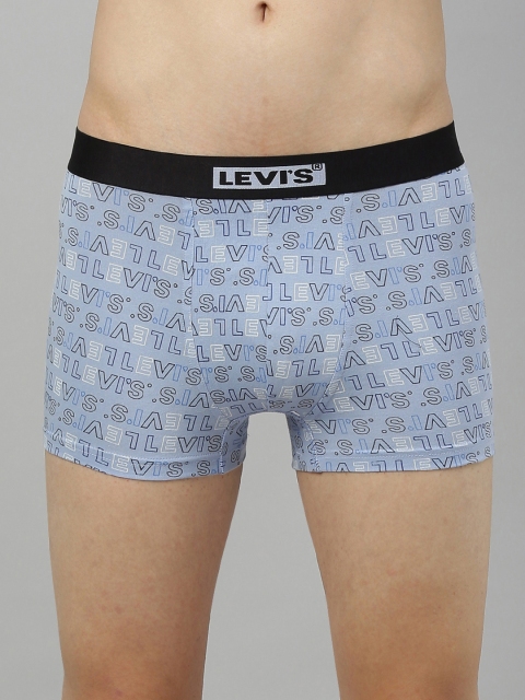 

Levis Men Blue & Black Printed Trunks 022-TRUNK-SKYWY/BLK-P1