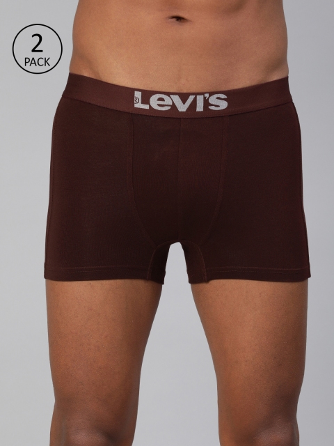 

Levis Pack of 2 Men Burgundy Solid Pure Cotton Trunk #018-TRUNK-BURGUNDY-P2