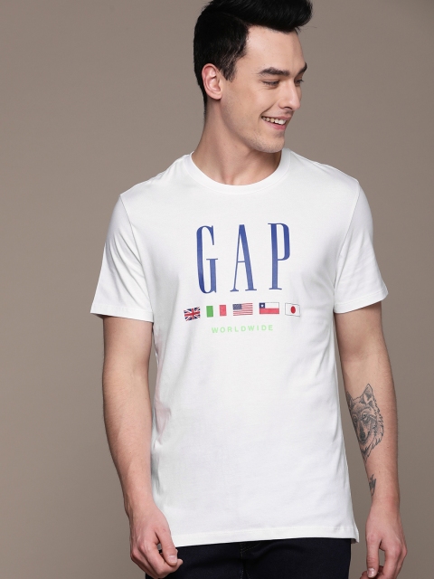 

GAP Men's Logo Flag T-Shirt, White