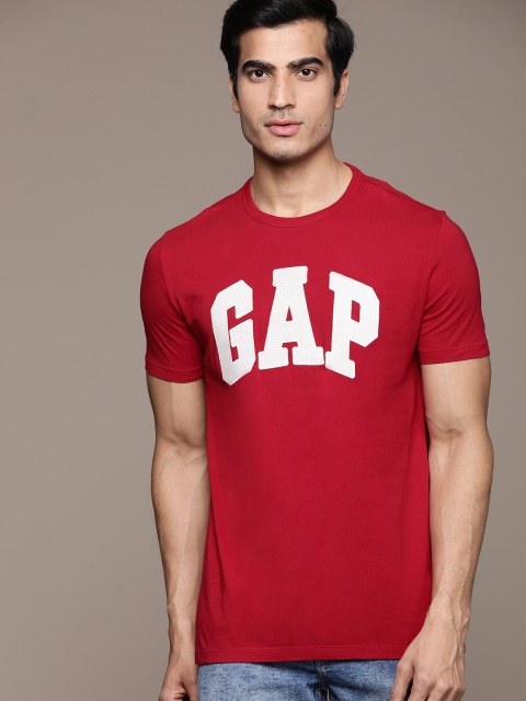 

GAP Men's Logo Crewneck T-Shirt, Red