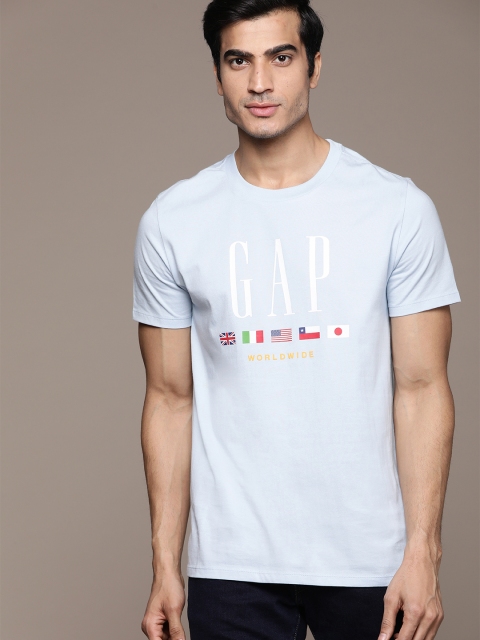 

GAP Men's Logo Flag T-Shirt, Blue