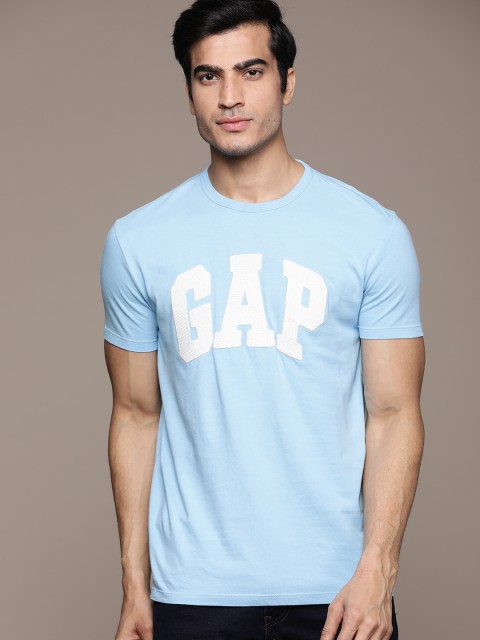 

GAP Men's Logo Crewneck T-Shirt, Blue