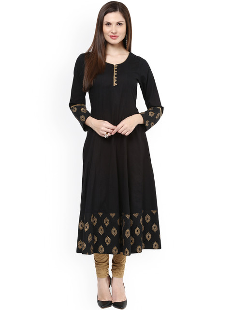 

Bhama Couture Black Anarkali Kurta