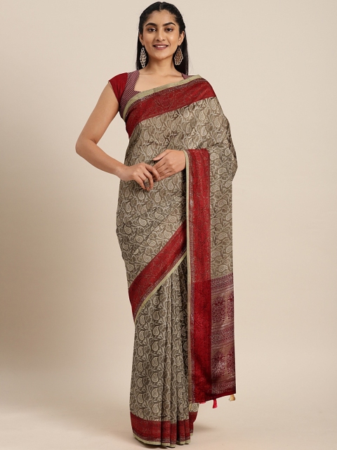 

Soch Brown Woven Design Art Silk Saree