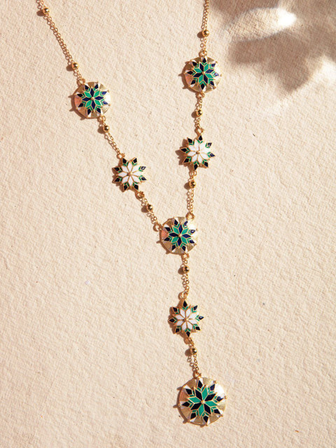

Pipa Bella Gold-Plated & Blue Necklace