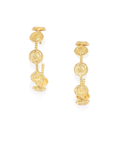 

Pipa Bella Gold-Plated Circular Hoop Earrings